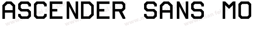 Ascender Sans Mono字体转换